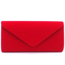 Load image into Gallery viewer, Elegant High Quality Suede Female solid Women evening bags hot selling girl wedding party handbag noble prom chain shoulder bag