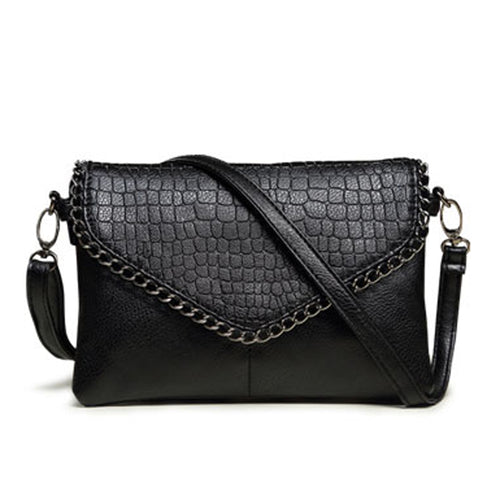 2017 Female Beautiful Fashion Flap Sling bags Girls Lightweight Luxury Designer Envelop Clutch PU Leather Shoulder Handbags