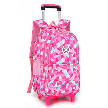 Load image into Gallery viewer, Hot Sales Removable Children School Bags with 2/3 Wheels for Girls Trolley Backpack Kids Wheeled Bag Bookbag travel luggage