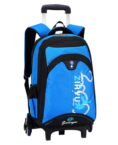 Guaranteed 100% High Quality Triple Wheels Children's School Bag Detachable Backpack For Children Fashion Trolley Kids Backpacks