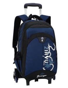 Guaranteed 100% High Quality Triple Wheels Children's School Bag Detachable Backpack For Children Fashion Trolley Kids Backpacks