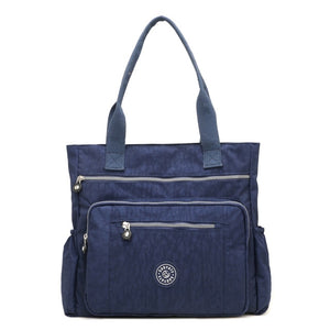 Women High-grade Nylon Handbag Casual Large Shoulder Bag Fashion High Capacity Tote Brand Design Waterproof Big Bag