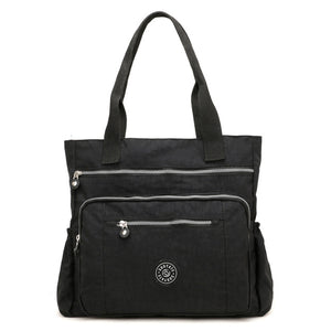Women High-grade Nylon Handbag Casual Large Shoulder Bag Fashion High Capacity Tote Brand Design Waterproof Big Bag