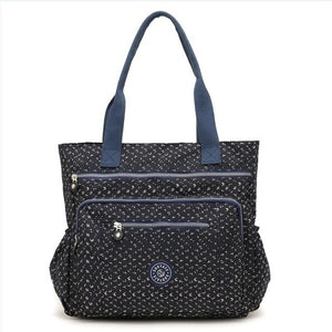 Women High-grade Nylon Handbag Casual Large Shoulder Bag Fashion High Capacity Tote Brand Design Waterproof Big Bag