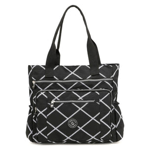 Women High-grade Nylon Handbag Casual Large Shoulder Bag Fashion High Capacity Tote Brand Design Waterproof Big Bag
