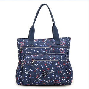 Women High-grade Nylon Handbag Casual Large Shoulder Bag Fashion High Capacity Tote Brand Design Waterproof Big Bag