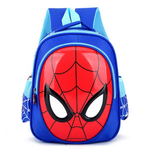 2018 3D 3-6 Year Old School Bags For Boys Waterproof Backpacks Child Spiderman Book bag Kids Shoulder Bag Satchel Knapsack