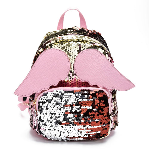 New 3D Girl school bags small hologram bag Shoulder sequins laser sparkle children backpack girl backpack female mochila escolar