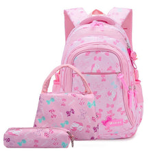Load image into Gallery viewer, waterproof Children School Bags for Girls princess school Backpacks Kids Printing Backpacks set Schoolbag kids mochila infantil