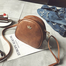 Load image into Gallery viewer, Handbag Phone Purse Women Small Bag Crown fashion high quality PU Leather Women Shoulder Bag Small Shell Crossbody Bag