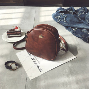 Handbag Phone Purse Women Small Bag Crown fashion high quality PU Leather Women Shoulder Bag Small Shell Crossbody Bag