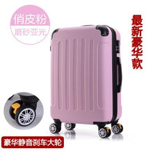 Load image into Gallery viewer, Rolling luggage 2PCS 14+24 26&quot; suitcase trolley ABS + PC travel bag suitcase student password box ladies carry-on cosmetic case