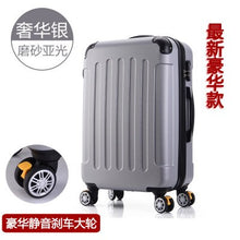 Load image into Gallery viewer, Rolling luggage 2PCS 14+24 26&quot; suitcase trolley ABS + PC travel bag suitcase student password box ladies carry-on cosmetic case