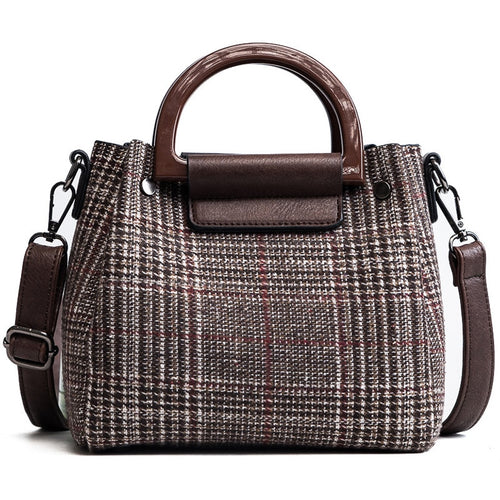 Winmax Female Patchwork Design Handbags Ladies 3D Fashion Casual Totes Panelled Shoulder Bags for Women Top-Handle Crossbody Bag