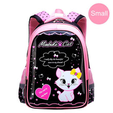 Load image into Gallery viewer, Portfolio School Bags For Girls 2018 Sweet Cute Cartoon Princess Cat Children Backpack Kids Lace Bookbag Primary School Backpack
