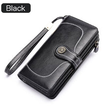 Load image into Gallery viewer, 2018 Winmax New Arrival Brand Split Leather Wallet Female Long Purse Women Clutch Zipper Purse Strap Coin Purse Phone Bag Wallet