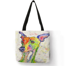 Load image into Gallery viewer, Personalized Oil Painting Greyhound Dog Prints Tote Bag Durable Shopping Travel Sport Bags Women Men Casual Handbag