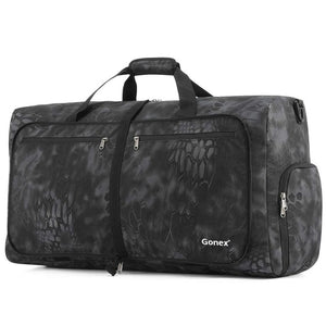 Gonex 80L Cordura Travel Duffle Bag Foldable Luggage Duffel Handy Shoulder Bag Tactical Military Style Business Trip Gym Sports