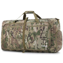 Load image into Gallery viewer, Gonex 80L Cordura Travel Duffle Bag Foldable Luggage Duffel Handy Shoulder Bag Tactical Military Style Business Trip Gym Sports