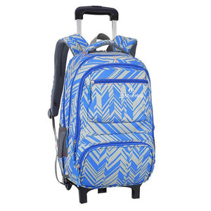 Wheeled School Backpack Wheels Kids Travel Trolley Bag Schoolbag Children School Bags For Boys Girls Detachable Mochila Escolar
