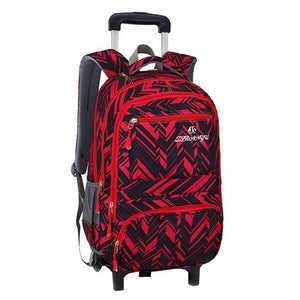 Wheeled School Backpack Wheels Kids Travel Trolley Bag Schoolbag Children School Bags For Boys Girls Detachable Mochila Escolar