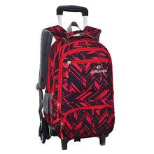 Load image into Gallery viewer, Wheeled School Backpack Wheels Kids Travel Trolley Bag Schoolbag Children School Bags For Boys Girls Detachable Mochila Escolar