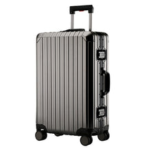 Load image into Gallery viewer, New Fashion 100% Aluminum alloy Rolling Luggage Spinner Suitcases Wheel 20 inch Men Business Carry On Trolley Travel Bag