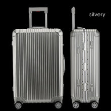 Load image into Gallery viewer, New Fashion 100% Aluminum alloy Rolling Luggage Spinner Suitcases Wheel 20 inch Men Business Carry On Trolley Travel Bag