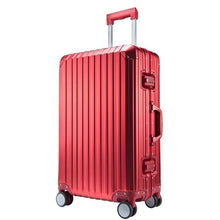 Load image into Gallery viewer, New Fashion 100% Aluminum alloy Rolling Luggage Spinner Suitcases Wheel 20 inch Men Business Carry On Trolley Travel Bag