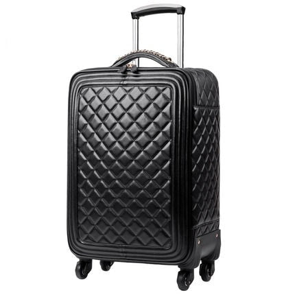 Travel tale high quality fashion 16/20/24 size 100%PU Rolling Luggage Spinner brand Travel Suitcase