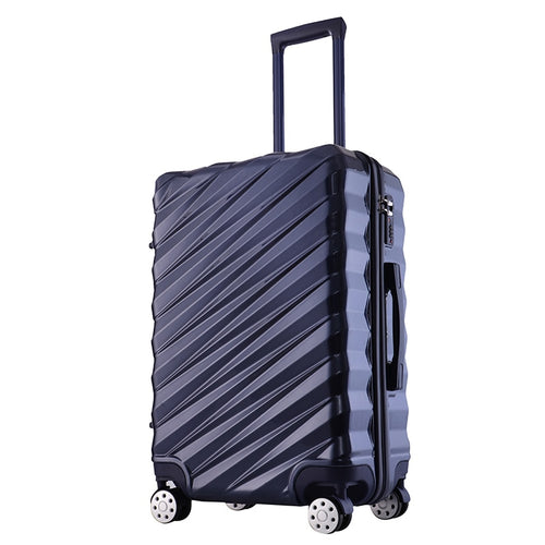New Fashion Zipper ABS+PC Case Rolling Luggage Spinner Suitcases Wheel 20 inch Business Carry On Trolley Travel Bag