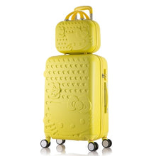 Load image into Gallery viewer, Hello Kitty Luggage bag,Children Women Suitcase set,ABS Cartoon Travel Box,Rolling Trolley Hardcase bag,20&quot;22&quot;24&quot;26&quot;28&quot;inch