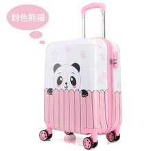 Load image into Gallery viewer, Children&#39;s trolleycase,child boarding luggage,Universal wheel baby cute travel suitcase,Password cartoon valise 19 inch,Kid gift