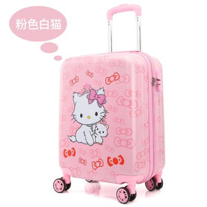 Children's trolleycase,child boarding luggage,Universal wheel baby cute travel suitcase,Password cartoon valise 19 inch,Kid gift