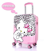 Load image into Gallery viewer, Children&#39;s trolleycase,child boarding luggage,Universal wheel baby cute travel suitcase,Password cartoon valise 19 inch,Kid gift