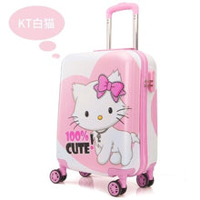 Load image into Gallery viewer, Children&#39;s trolleycase,child boarding luggage,Universal wheel baby cute travel suitcase,Password cartoon valise 19 inch,Kid gift