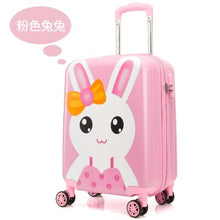 Load image into Gallery viewer, Children&#39;s trolleycase,child boarding luggage,Universal wheel baby cute travel suitcase,Password cartoon valise 19 inch,Kid gift