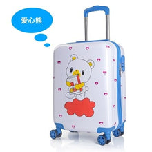 Load image into Gallery viewer, Children&#39;s trolleycase,child boarding luggage,Universal wheel baby cute travel suitcase,Password cartoon valise 19 inch,Kid gift