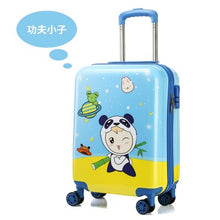 Load image into Gallery viewer, Children&#39;s trolleycase,child boarding luggage,Universal wheel baby cute travel suitcase,Password cartoon valise 19 inch,Kid gift