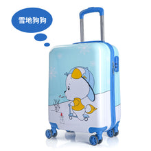 Load image into Gallery viewer, Children&#39;s trolleycase,child boarding luggage,Universal wheel baby cute travel suitcase,Password cartoon valise 19 inch,Kid gift