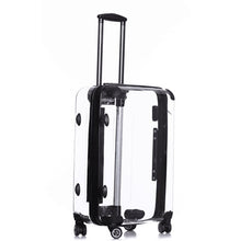 Load image into Gallery viewer, BeaSumore Retro PC Transparent Rolling Luggage Spinner Women cosplay Travel bag custom made Suitcase Wheels men Cabin Trolley