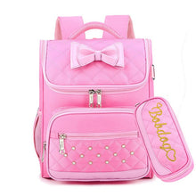Load image into Gallery viewer, Cute Bow Princess backpack  School Backpacks for Girls Kids Satchel School Bags For Kindergarten Mochila Escolar Rucksacks