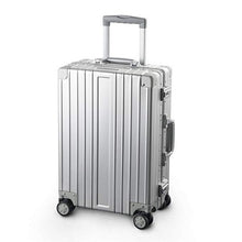 Load image into Gallery viewer, All Aluminum Luggage travel Carry On Spinner Hard Shell Suitcase Lightweight Metal Suitcases  20&quot;-29&quot;  (Grey, 20&quot;)