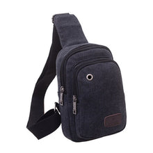 Load image into Gallery viewer, Simple Men bag Multifunction canvas Men shoulder bag crossbody bag fashion casual Men trend handbags bag