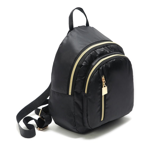 2019 La MaxZa Fashion Women Mini Backpack Shoulder bag Nylon Backpack for Ladies Girls Casual Travel Bag Rucksack Mochilas Mujer