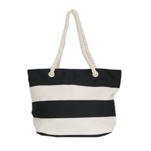 Load image into Gallery viewer, 2019 New Big Stripe Shoulder Handbags Shopping Bag New Fashion Canvas Bag Wild Rough Twine Striped