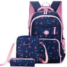 Load image into Gallery viewer, waterproof Children School Bags for Girls princess school Backpacks Kids Printing Backpacks set Schoolbag kids mochila infantil