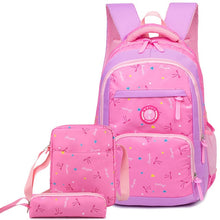 Load image into Gallery viewer, waterproof Children School Bags for Girls princess school Backpacks Kids Printing Backpacks set Schoolbag kids mochila infantil