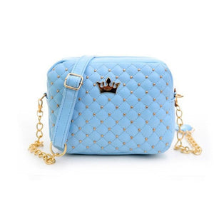 Women Flap Rivet Chain Shoulder Bag Girls Spring Handbags Small Shoulder Bag Female Hot Ladies Handbag PU Leather Crossbody Bags