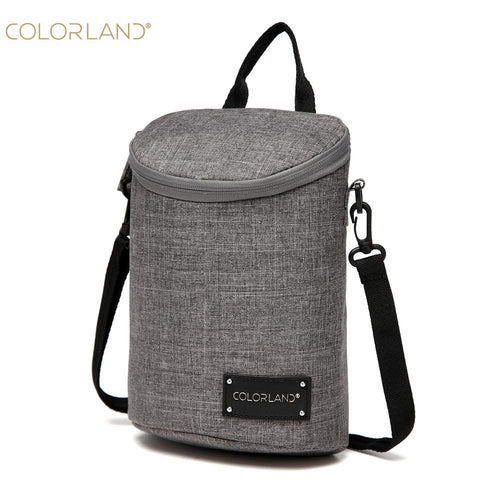 COLORLAN Baby Bottle Bag Maternity Backpack Nursing Food Thermos Aluminum Foil Insulation Bags Travel  Mummy Handbag
